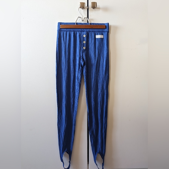 Ganni Tencel Ribbed Leggings - Picture 1 of 10